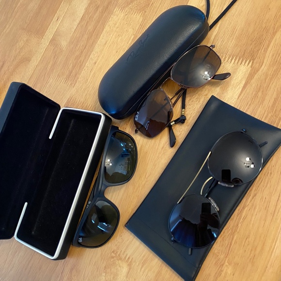 Ray Bans and Emporio Armani Sunglasses